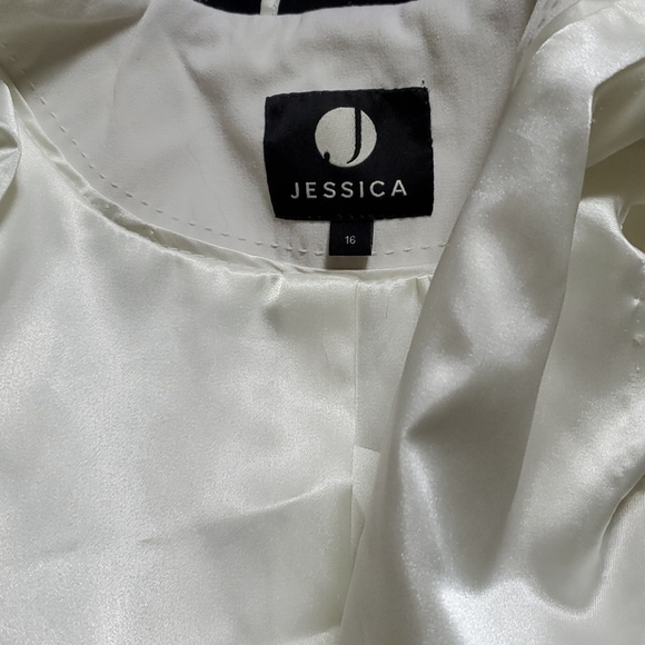2/$30 Jessica white and black tuxedo jacket - Picture 6 of 6